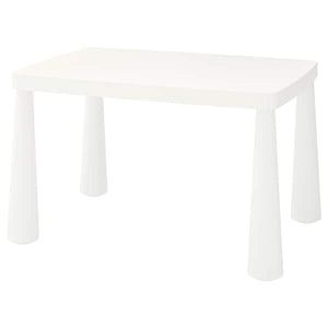 MAMMUT - Children's table, in/outdoor white, 77x55 cm - best price from Maltashopper.com 50365177
