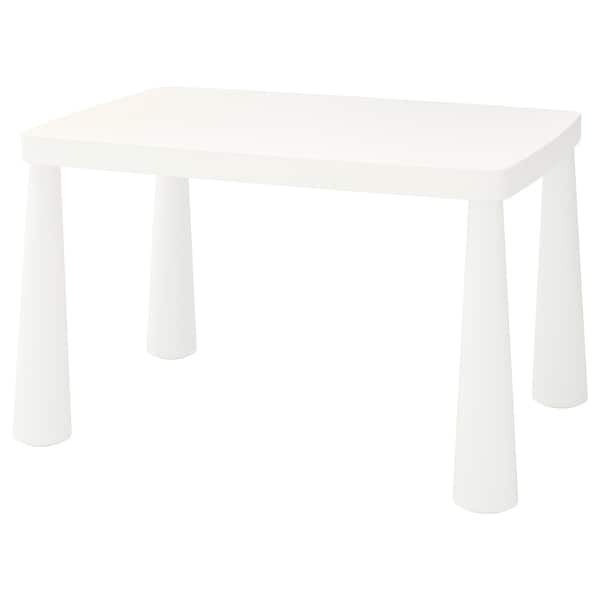 MAMMUT - Children's table, in/outdoor white, 77x55 cm