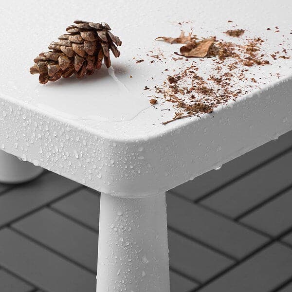 MAMMUT - Children's table, in/outdoor white, 77x55 cm - best price from Maltashopper.com 50365177