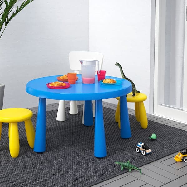 MAMMUT - Children's table, in/outdoor blue