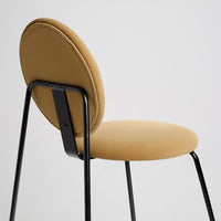 MÅNHULT - Chair, black/Hakebo amber , - best price from Maltashopper.com 00547062