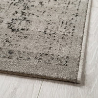MANSTRUP - Carpet, short pile, antique grey/flower motif, 160x230 cm - best price from Maltashopper.com 40446706