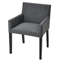 MÅRENÄS - Chair cover, dark grey/Gunnared , - best price from Maltashopper.com 00559776