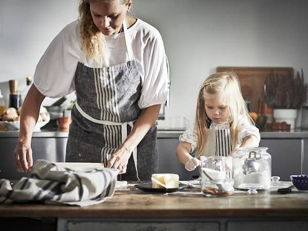 MARIATHERES - Children's apron, beige, 45x57 cm - best price from Maltashopper.com 30479580