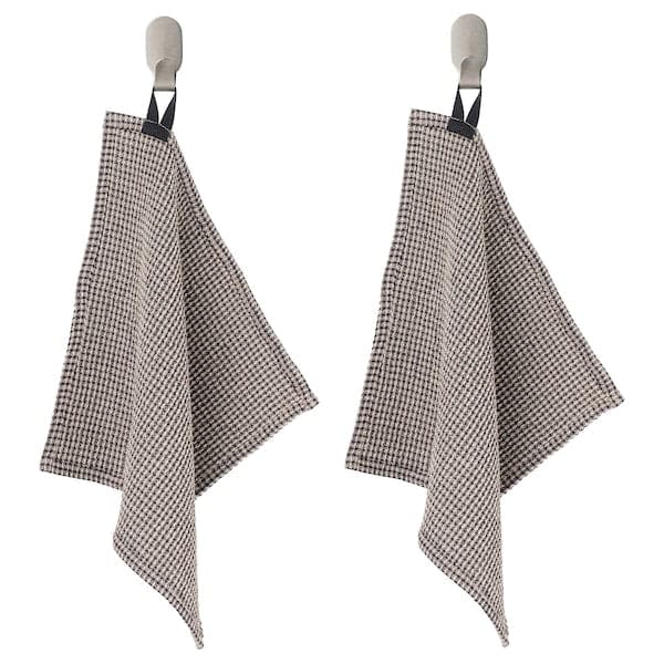 MARIATHERES - Dish-cloth, grey/beige, 30x30 cm