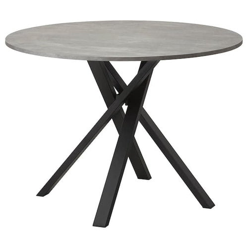 MARIEDAMM Table - dark gray 105 cm