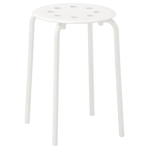 Ikea MARIUS - Stool, white, 45 cm