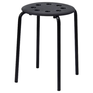 Ikea MARIUS - Stool, black, 45 cm