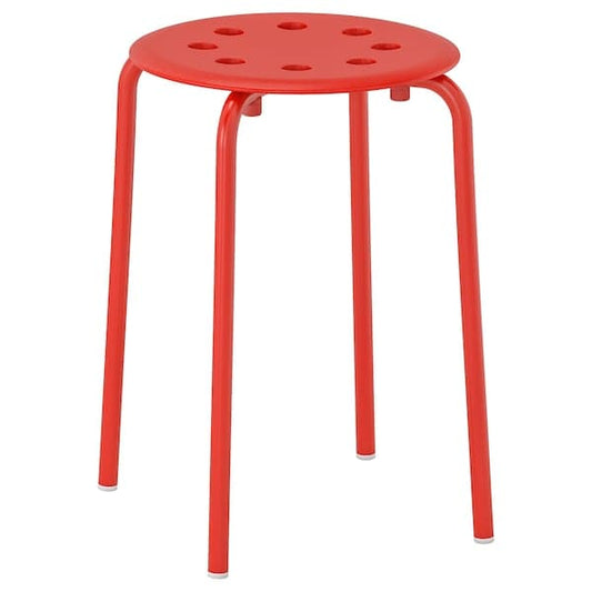 Ikea MARIUS - Stool, red, 45 cm ,