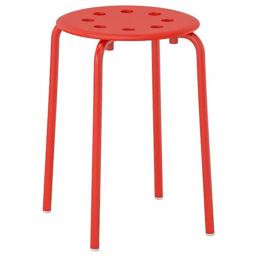 MARIUS - Stool, red, 45 cm ,