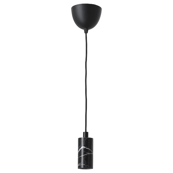 Ikea MARKFROST - Cord set, marble black, 1.8 m
