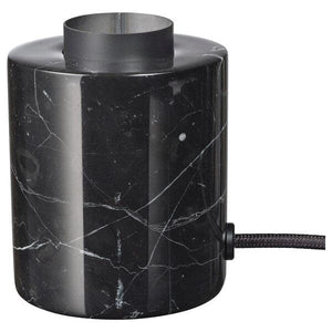 Ikea MARKFROST Table lamp - black marble ,