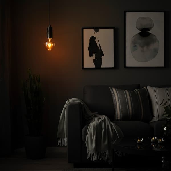 Ikea MARKFROST / MOLNART - Pendant lamp with bulb ,