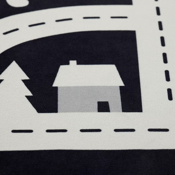 MARKKRYPARE - Rug, dark grey, 74x100 cm - best price from Maltashopper.com 20558573
