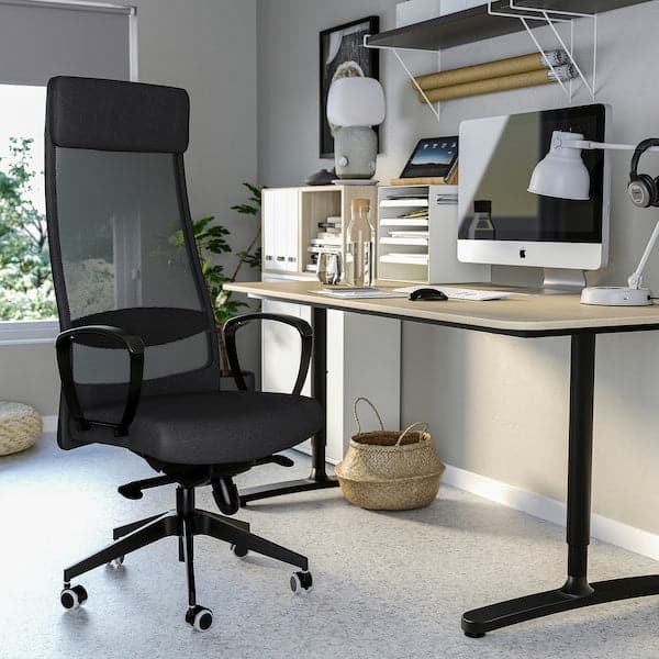 Ikea MARKUS - Office chair, Vissle dark grey ,