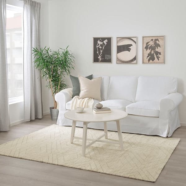Ikea MARSTRUP - Rug, low pile, beige, 160x230 cm