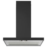 MATÄLSKARE wall mounted extractor hood, black, 60 cm