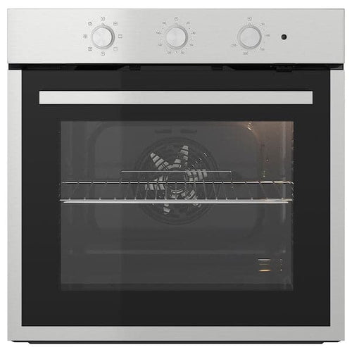 MATÄLSKARE forced air oven, IKEA 300 stainless steel, 59.5x59.5x56.9 cm