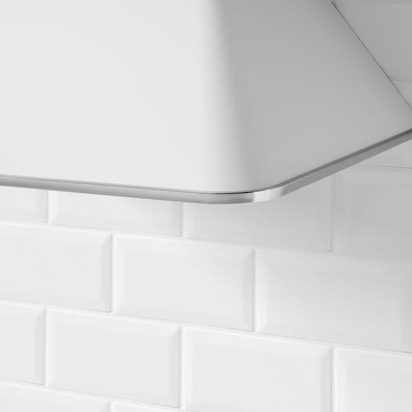 Ikea MATTRADITION Hood to be fixed to the wall - white 60 cm , 60 cm