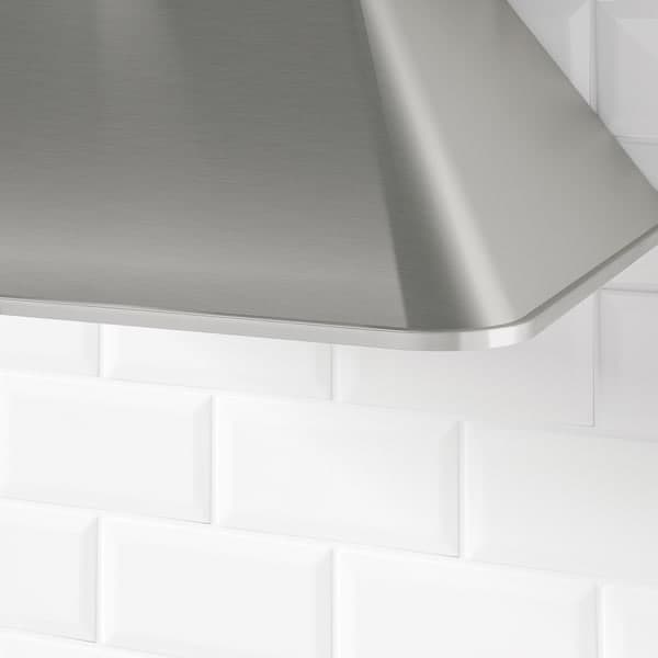 Ikea MATTRADITION Hood to be fixed to the wall - stainless steel , 60 cm