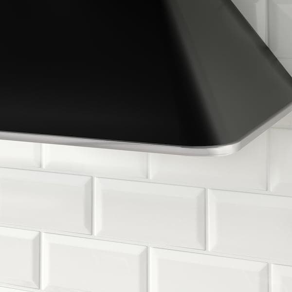 MATTRADITION Hood to be fixed to the wall - black 60 cm , 60 cm - Premium  from Ikea - Just €297.99! Shop now at Maltashopper.com