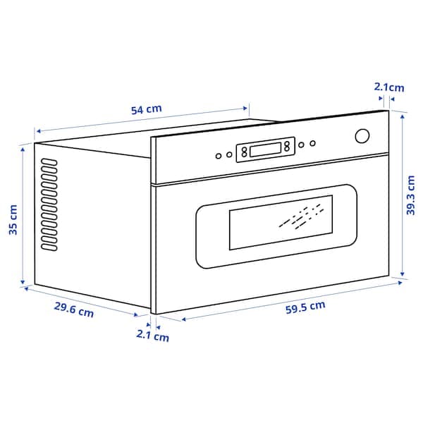 Ikea MATTRADITION Microwave - black ,
