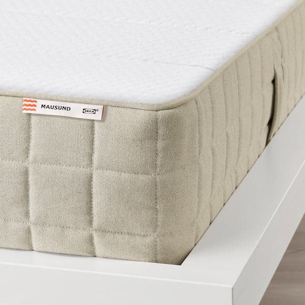 MAUSUND Natural latex mattress - semi-rigid natural 160x200 cm , 160x200 cm - best price from Maltashopper.com 90372722