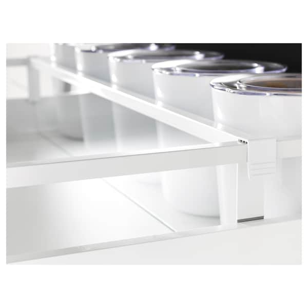 Ikea MAXIMERA Divider for medium drawer - white/transparent 80 cm ,