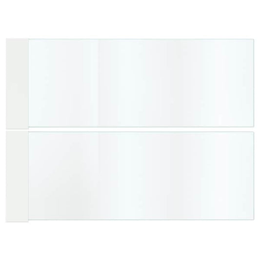 Ikea MAXIMERA - Add-on side for drawer, high, glass, 37 cm