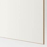 MEHAMN - 4 panels for sliding door frame, white stained oak effect/white, 100x236 cm - best price from Maltashopper.com 80421186