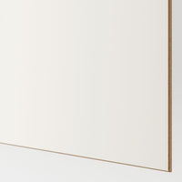 MEHAMN - Pair of sliding doors, double sided white stained oak effect/white, 150x201 cm - best price from Maltashopper.com 79439762