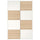MEHAMN - MEHAMN Pair of sliding doors, double sided/white stained oak effect white, 150x236 cm