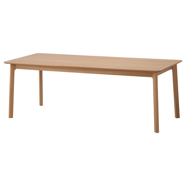 MELLANSEL - Extending table, oak veneer, , 220x95x77 cm - best price from Maltashopper.com 90468423