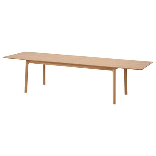 MELLANSEL - Extending table, oak veneer, , 220/320x95 cm