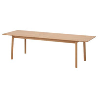 MELLANSEL - Extending table, oak veneer, , 220/270x95 cm - best price from Maltashopper.com 99392297