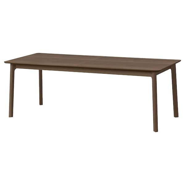 MELLANSEL - Extending table, brown, 220x95x77 cm - best price from Maltashopper.com 30551062