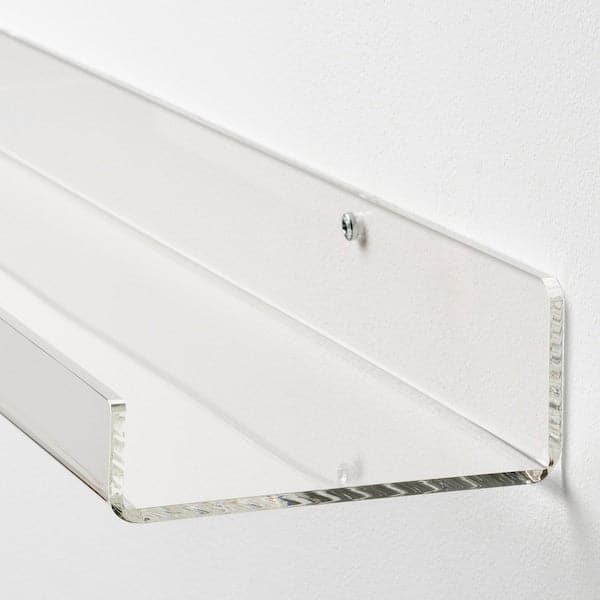 Ikea MELLÖSA - Picture ledge, transparent, 60 cm