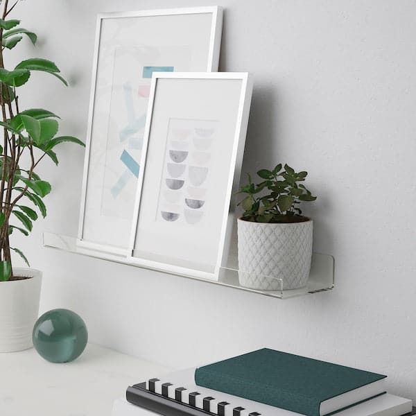 Ikea MELLÖSA - Picture ledge, transparent, 60 cm
