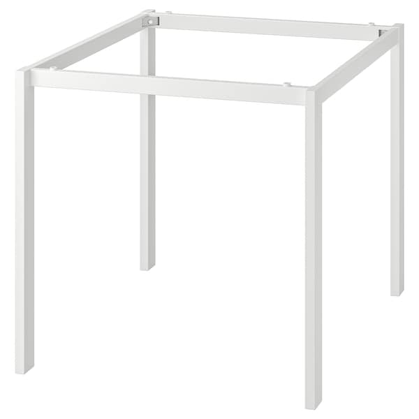 MELLTORP - Underframe, white, 75x75 cm