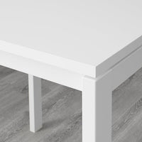 MELLTORP / JANINGE - Table and 2 chairs, white/white, 75 cm - best price from Maltashopper.com 99556482