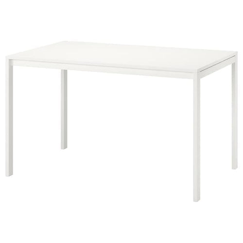 MELLTORP - Table, white, 125x75 cm