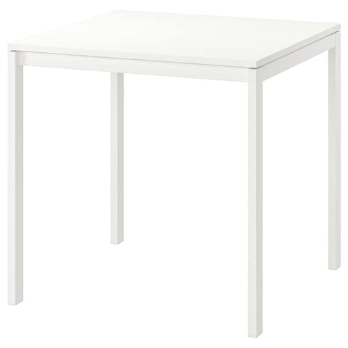 MELLTORP - Table, white, 75x75 cm