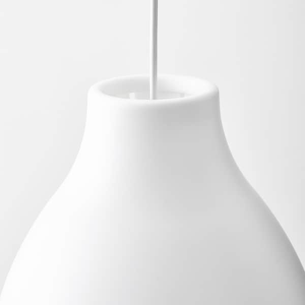 Ikea MELODI - Pendant lamp, white, 28 cm