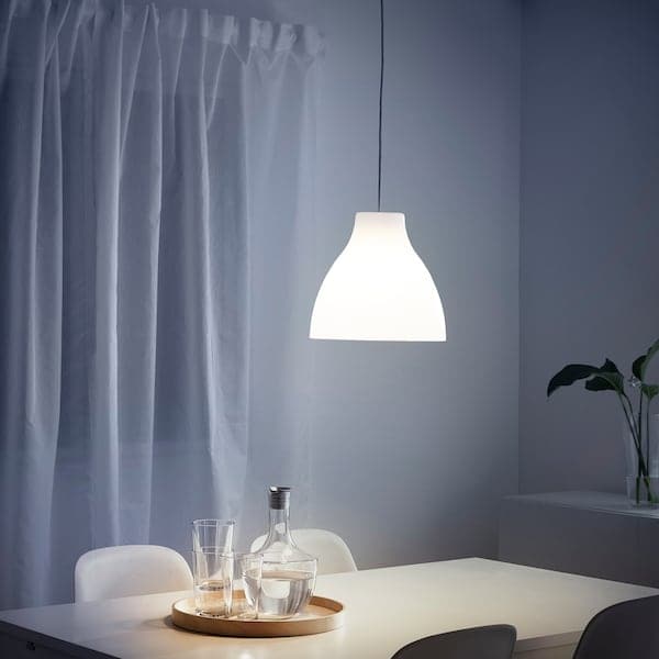 MELODI - Pendant lamp, white, 28 cm - best price from Maltashopper.com 60386527