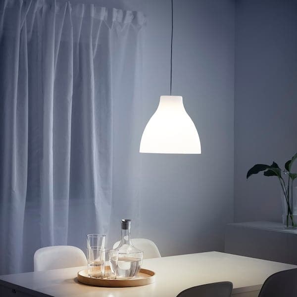 Ikea MELODI - Pendant lamp, white, 28 cm