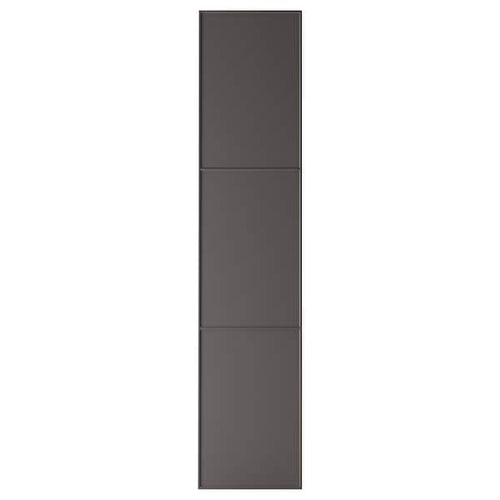MERÅKER Door with hinges - dark gray 50x229 cm , 50x229 cm