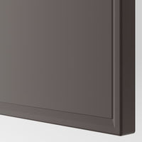 MERÅKER Door with hinges - dark gray 50x229 cm , 50x229 cm - best price from Maltashopper.com 79122824