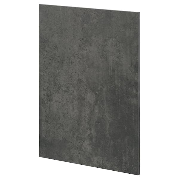 METOD - 1 front for dishwasher, Kalhyttan concrete effect dark grey, , 60 cm - best price from Maltashopper.com 89530100