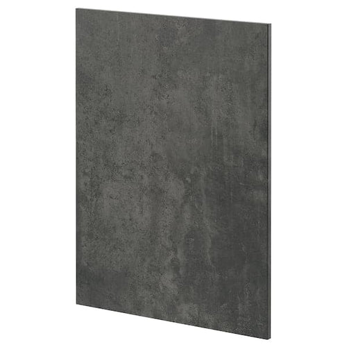 METOD - 1 front for dishwasher, Kalhyttan concrete effect dark grey, , 60 cm