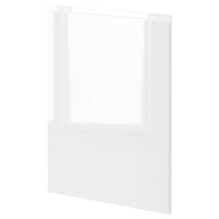 METOD 1 front for dishwasher, Voxtorp high-gloss/white, 60 cm